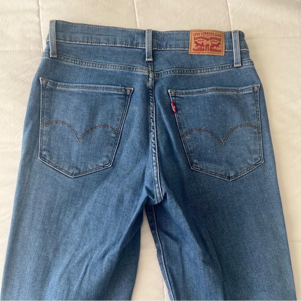 Levi’s High Rise Straight Crop Women Jeans Size 29 - Picture 7 of 9
